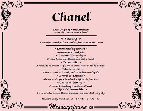 vip chanel meaning